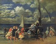 Pierre Renoir Return of a Boating Party oil painting on canvas